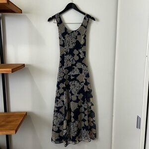 Grace Collections Vintage Lined Midi Classic A-Line Dress US 4/6 Small